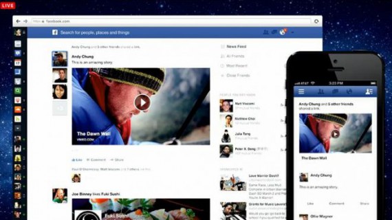 Facebook news feed