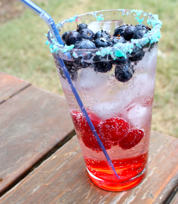 red white and blue cocktails