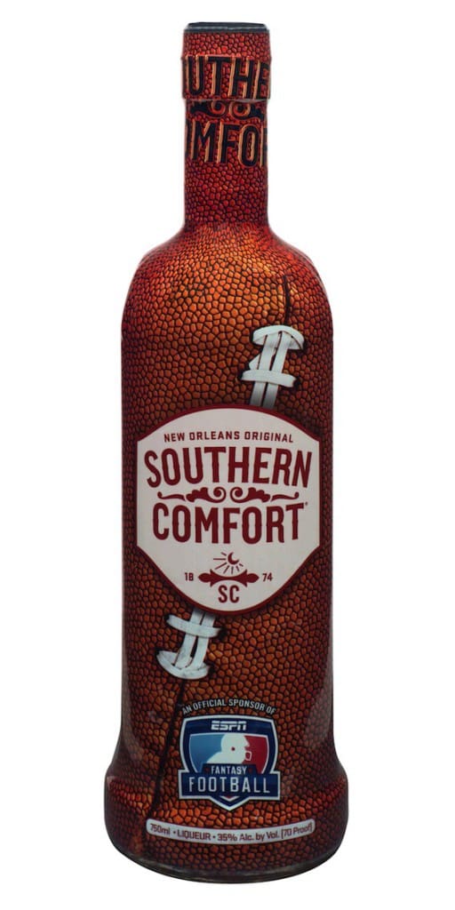 Southern Comfort football bottle