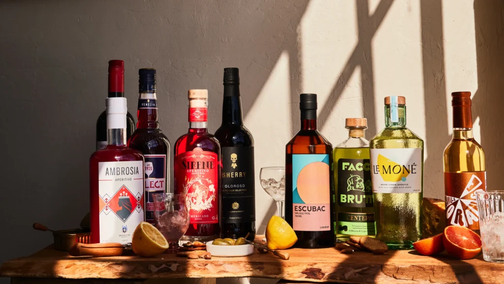 Liquors used for Summer Spritz Cocktails
