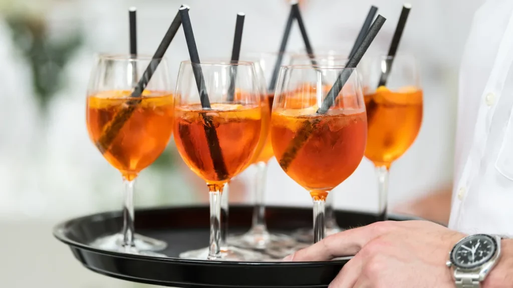 Aperol Spritz Cocktails in the Summer